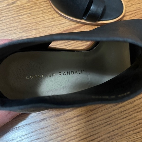 Loeffler Randall Gigi Aviator Black Open-Toe Heeled Boots - Picture 9 of 10